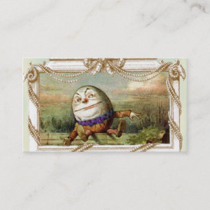 Carte De Visite Humpty Dumpty et Alice