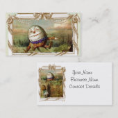 Carte De Visite Humpty Dumpty et Alice (Devant / Derrière)