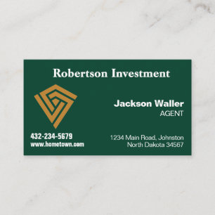 Carte de visite Hunter Green pour toute entreprise