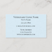 Carte De Visite Husky Chien White Dragon Aventures (Dos)