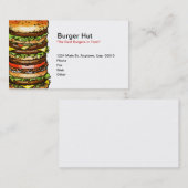 Carte De Visite Hutte d'hamburger (Devant / Derrière)
