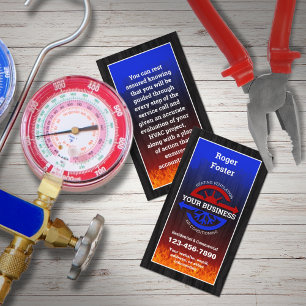 Carte De Visite HVAC Chauffage et air