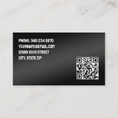 Carte De Visite 🌡️ HVAC Chauffage et refroidissement QR (Dos)