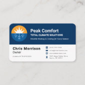 Carte De Visite HVAC Heating Cooling (Devant)