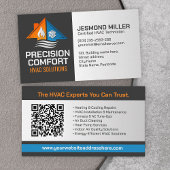 Carte De Visite HVAC Services - Chauffage, ventilation, CA