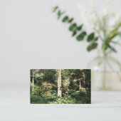 Carte De Visite Hydrangea Wood Trees (Debout devant)