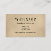 Carte De Visite Hydrangeas Vintage Botanique (Dos)