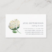 Carte De Visite Hydrangée blanche (Devant)