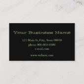 Carte De Visite Hydrangée bleue (Dos)