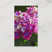 Carte De Visite Hydrangée rose (Dos)