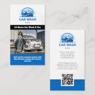 Carte De Visite Hydro Car Wash Services Professionnel