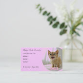 Carte de visite hygiéniste dentaire (Debout devant)