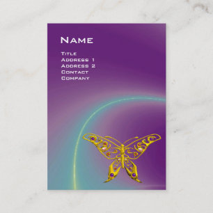 Carte De Visite HYPER BOUTEILLE / VAGUES LUMINEUSES, Rose, Violet,