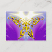 Carte De Visite HYPER BOUTEILLE, VAGUES LUMINEUSES, Violet, Ultra  (Dos)