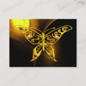 Carte De Visite HYPER BUTTERFLY - brun clair noir blanc (Dos)