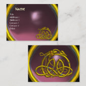 Carte De Visite HYPER DRAGON AMÉTHYST, rose violet clair (Devant / Derrière)