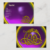 Carte De Visite HYPER DRAGON AMÉTHYST, rose violet clair (Devant / Derrière)