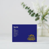Carte De Visite HYPER DRAGON, bleu (Debout devant)
