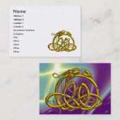 Carte De Visite HYPER DRAGON, BOUTEILLES CELTIQUES D'OR, Imaginair (Devant / Derrière)