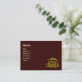 Carte De Visite HYPER DRAGON, brun (Debout devant)