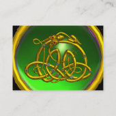 Carte De Visite HYPER DRAGON EMERALD, vert vif (Dos)