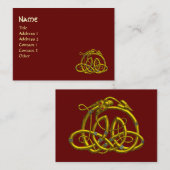 Carte De Visite HYPER DRAGON, rouge (Devant / Derrière)