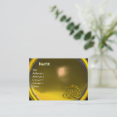 Carte De Visite HYPER DRAGON TOPAZ, jaune vif (Debout devant)