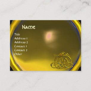 Carte De Visite HYPER DRAGON TOPAZ, jaune vif