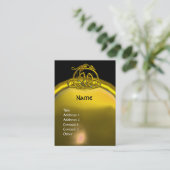 Carte De Visite HYPER DRAGON TOPAZ MONOGRAS noir jaune (Debout devant)