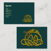 Carte De Visite HYPER DRAGON, vert (Devant / Derrière)