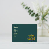 Carte De Visite HYPER DRAGON, vert (Debout devant)