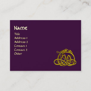 Carte De Visite HYPER DRAGON, violet