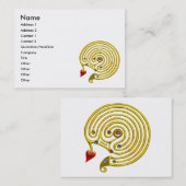 CARTE DE VISITE HYPER LABYRINTH (Devant / Derrière)