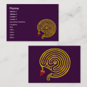 CARTE DE VISITE HYPER LABYRINTH (Devant / Derrière)