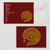 CARTE DE VISITE HYPER LABYRINTH (Devant / Derrière)