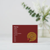 CARTE DE VISITE HYPER LABYRINTH (Debout devant)