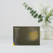 Carte De Visite HYPER VALENTINE AGATE, gris (Debout devant)