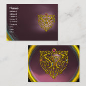 Carte De Visite HYPER VALENTINE AMÉTHYST, violet violet rose (Devant / Derrière)