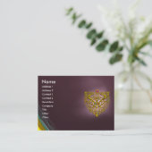 Carte De Visite HYPER VALENTINE AMÉTHYST, violet violet rose (Debout devant)