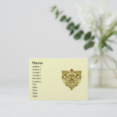 CARTE DE VISITE HYPER VALENTINE, COEUR DE COEUR D'AIGUILLE DE CELT (Debout devant)