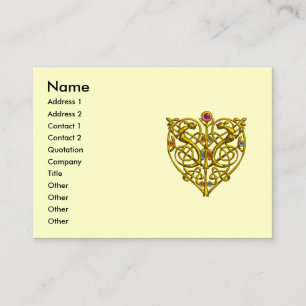 CARTE DE VISITE HYPER VALENTINE / CRÈME DE COEUR DU COIN DE CELTIQ