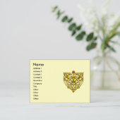 CARTE DE VISITE HYPER VALENTINE / CRÈME DE COEUR DU COIN DE CELTIQ (Debout devant)