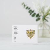 Carte De Visite HYPER VALENTINE, noir et blanc jaune (Debout devant)