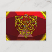 Carte De Visite HYPER VALENTINE RUBY 2, rouge (Dos)