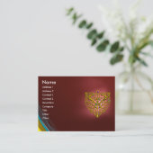 Carte De Visite HYPER VALENTINE RUBY, rouge (Debout devant)