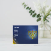 Carte De Visite HYPER VALENTINE SAPPHIRE, bleu (Debout devant)