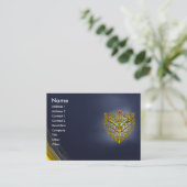 Carte De Visite HYPER VALENTINE TOPAZ, bleu (Debout devant)