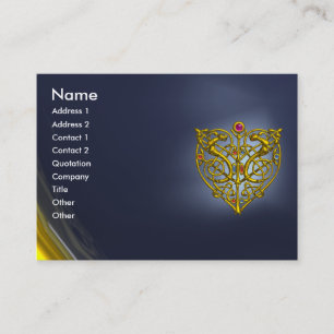 Carte De Visite HYPER VALENTINE TOPAZ, bleu