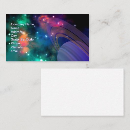 Carte De Visite Hyperbola (Devant / Derrière)