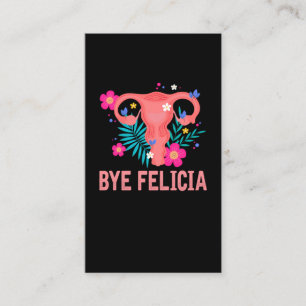 Carte De Visite Hystérectomie Récupération Chirurgie Uterus Sup